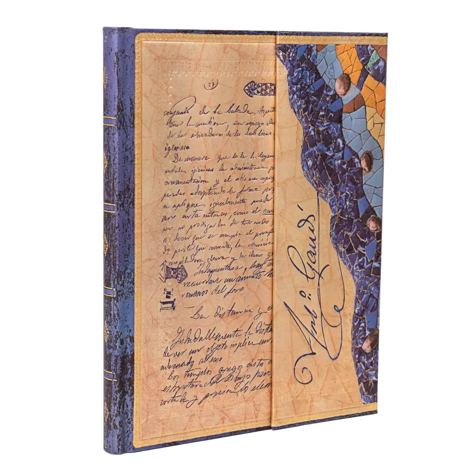Cuaderno de tapa dura Ultra liso Gaudí, Manuscrito de Reus Paperblanks 17,5x23cm 120g/m²