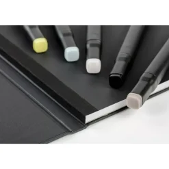 Cuaderno Dibujo Negro Clairefontaine 11x22cm