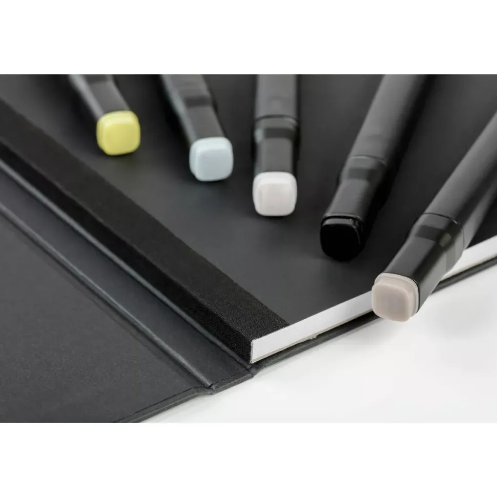 Cuaderno Dibujo Negro Clairefontaine 11x22cm
