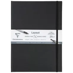 Cuaderno Dibujo Negro Clairefontaine 21x29cm