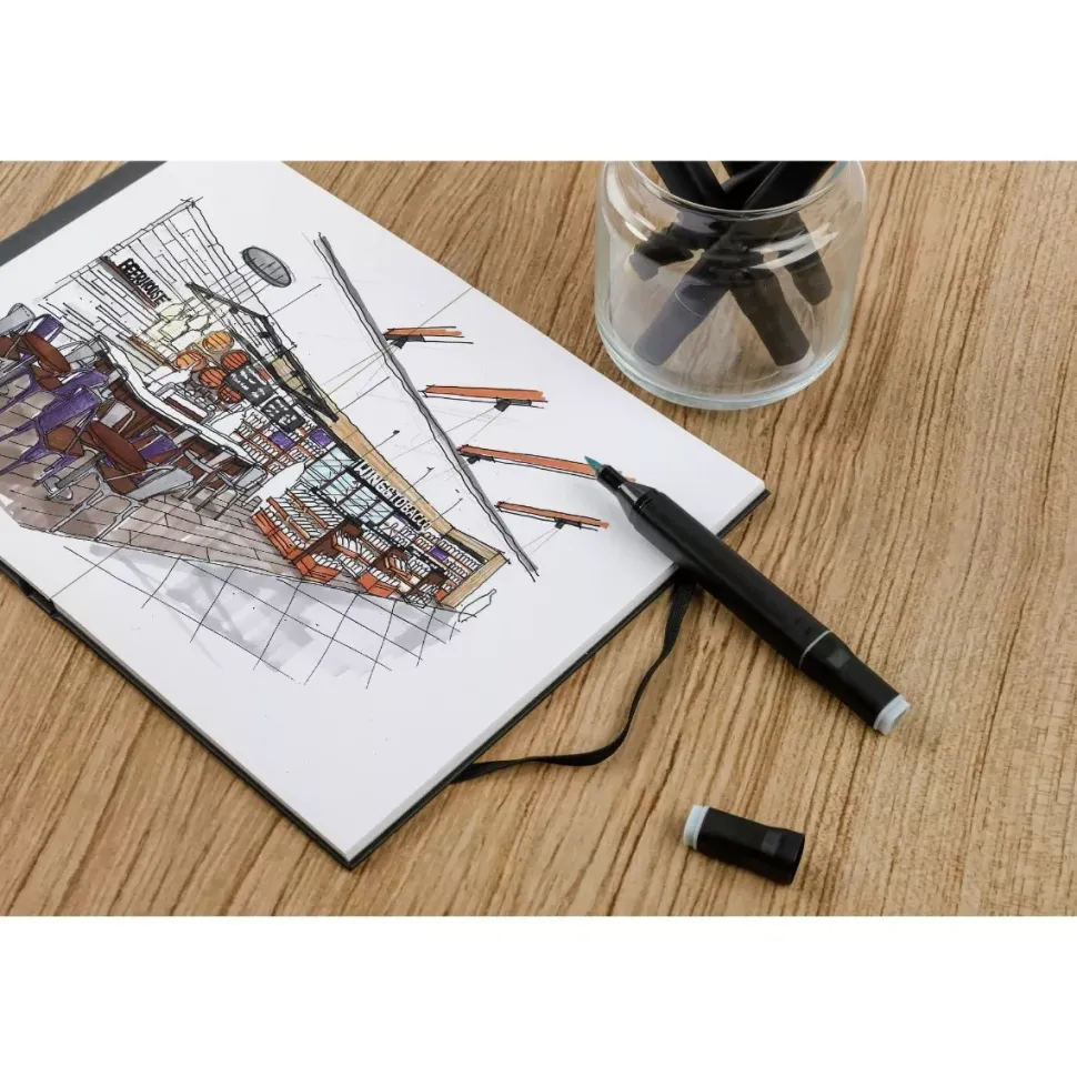 Cuaderno Dibujo Negro Clairefontaine 21x29cm