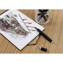 Cuaderno Dibujo Negro Clairefontaine 15x21cm