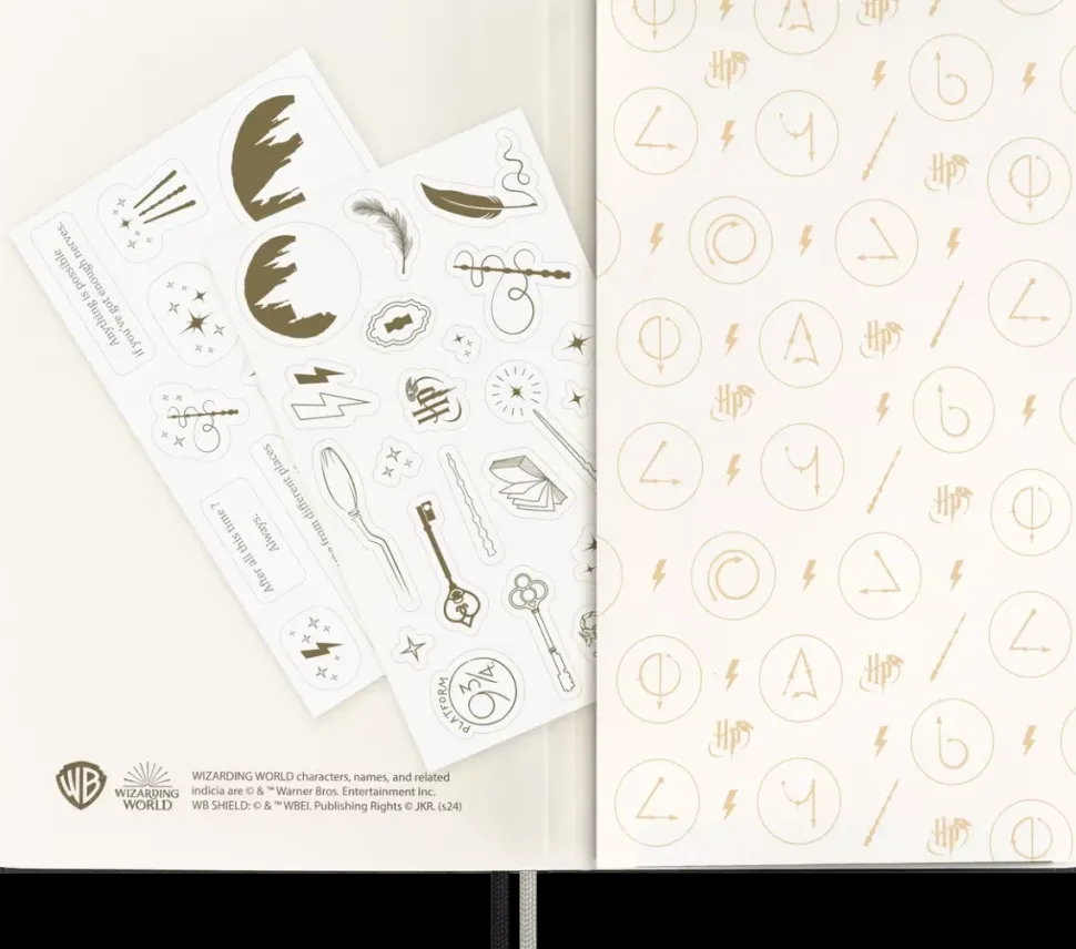 Cuaderno edición limitada Wizarding World Lumos Harry Potter 13x21cm Moleskine