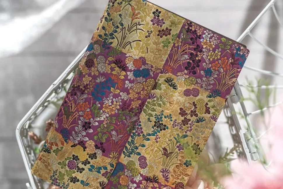Cuaderno Flexi Midi liso Kara Ori Rosa Paperblanks 13x18cm 100g/m²