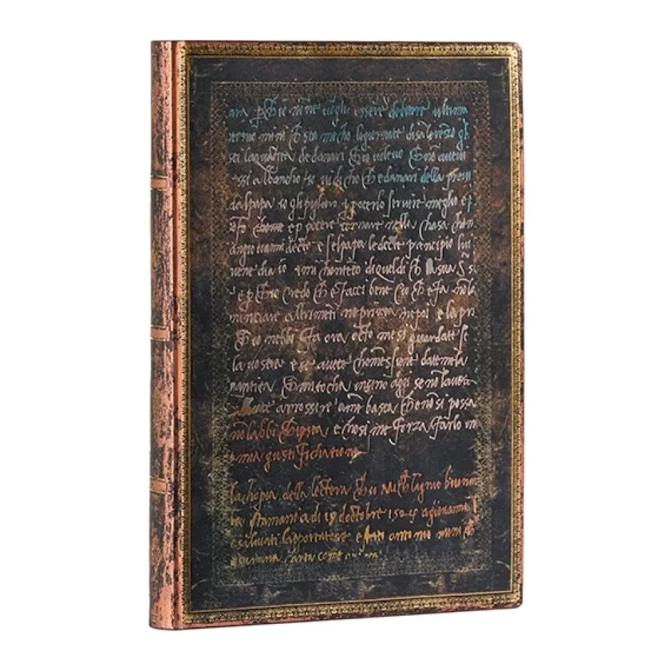 Cuaderno Flexi Midi rayado Michelangelo Caligrafía Paperblanks 13x18cm 100g/m²