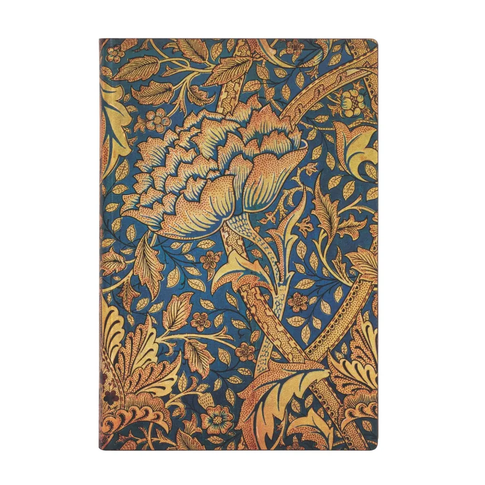 Cuaderno Flexi Mini rayado Morris Danza del Viento Paperblanks 9x14cm 100g/m²