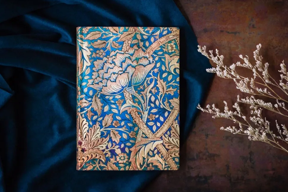Cuaderno Flexi Mini rayado Morris Danza del Viento Paperblanks 9x14cm 100g/m²