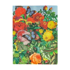 Cuaderno Flexi Ultra liso Jardín de Mariposas Paperblanks 17,5x23cm 100g/m²