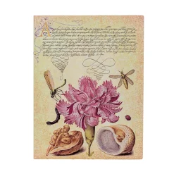 Cuaderno Flexi Ultra liso Clavel Rosa Paperblanks 17,5x23cm 100g/m²