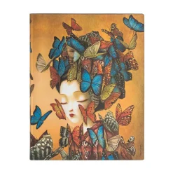 Cuaderno Flexi Ultra liso Madame Butterfly Paperblanks 17,5x23cm 100g/m²