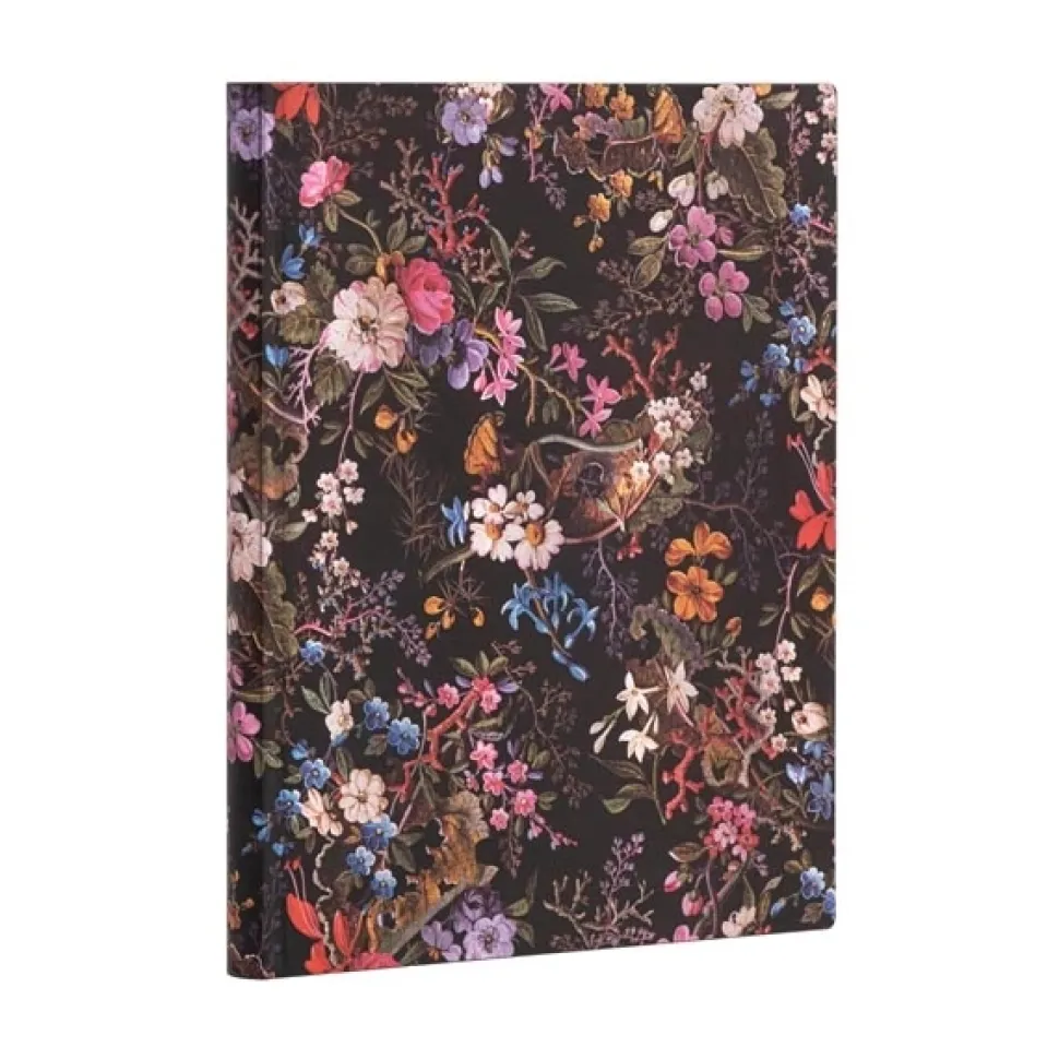 Cuaderno Flexi Ultra rayado Floralia Paperblanks 17,5x23cm 100g/m²