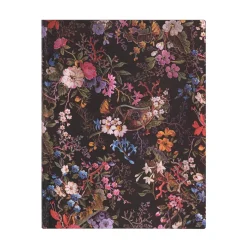 Cuaderno Flexi Ultra rayado Floralia Paperblanks 17,5x23cm 100g/m²