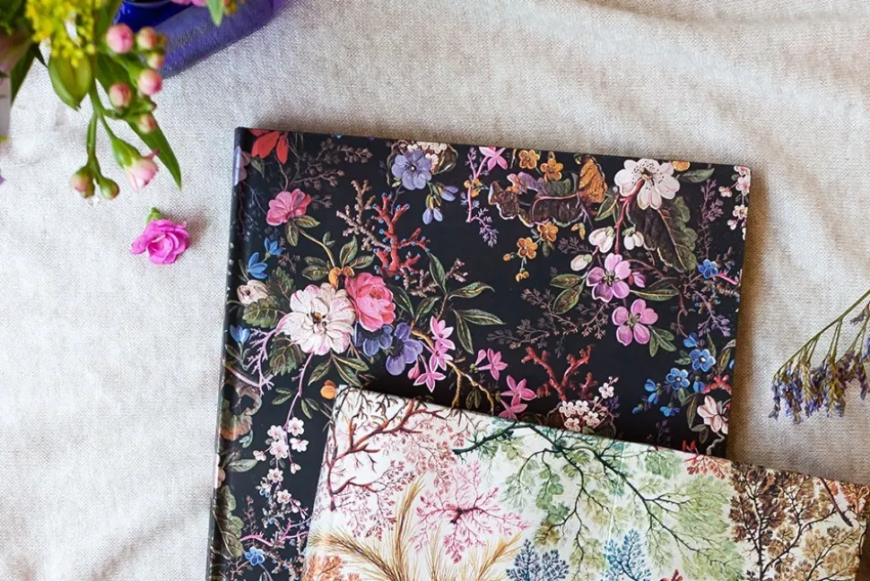 Cuaderno Flexi Ultra rayado Floralia Paperblanks 17,5x23cm 100g/m²