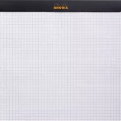 Cuaderno Grapado Cuadrícula Negro Rhodia 21x21cm
