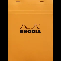 Cuaderno hojas con cuadrícula naranja Plus Rhodia A5