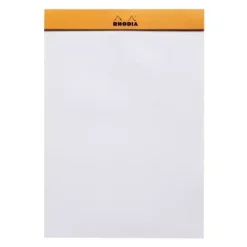 Cuaderno hojas lisas naranja A5 Rhodia