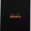 Cuaderno hojas lisas negro A4 Plus Rhodia