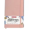 Cuaderno Lettering Rosa Pastel 140 g/m² 13x21cm Art Creation