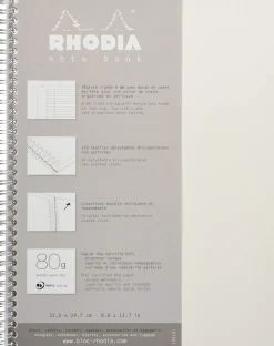 Cuaderno Líneas Blanco Plus Rhodia A4