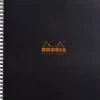 Cuaderno Líneas Negro Rhodia A4