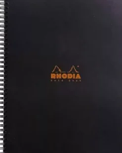 Cuaderno Líneas Negro Rhodia A4
