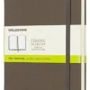 Cuaderno marrón tierra tapa dura liso Classic Moleskine 13x21cm