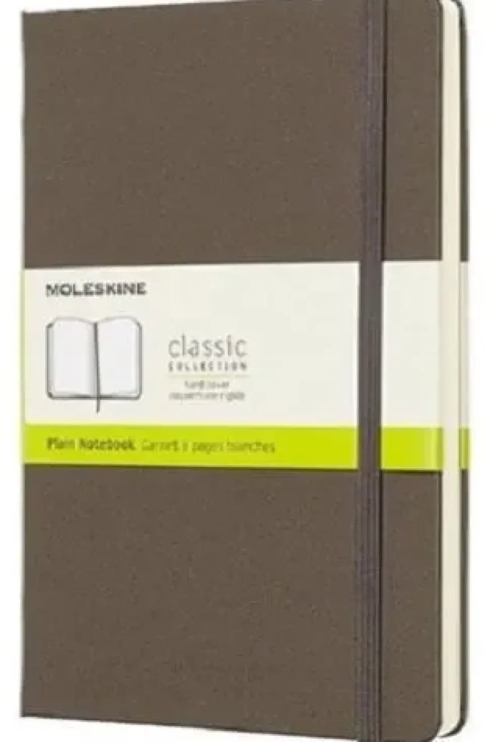 Cuaderno marrón tierra tapa dura liso Classic Moleskine 13x21cm