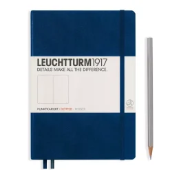 Cuaderno Medium Azul Marino tapa Dura Puntos Leuchtturm1917 A5
