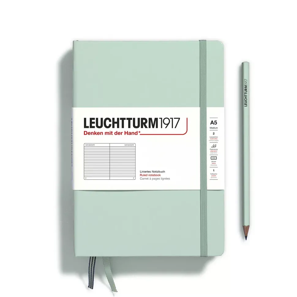 Cuaderno Medium Mint tapa Dura Leuchtturm1917 A5