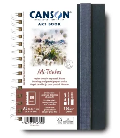 Cuaderno Mi-Teintes Tapa Dura Grano Fino/Alevolada Canson A5 160g/m²