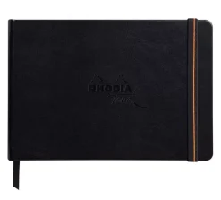 Cuaderno Mixed Media Artbook apaisado negro Rhodia A5