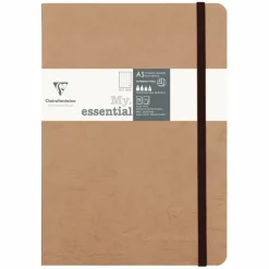 Cuaderno My Essential Marrón Clairefontaine 14,8x21cm