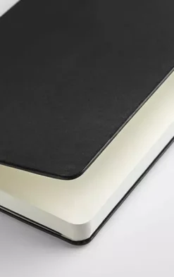 Cuaderno Negro Clásico Tapa Dura Rayas 9x14cm Moleskine