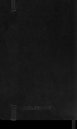 Cuaderno Negro Clásico Tapa Blanda Rayas 9x14cm Moleskine