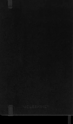 Cuaderno Negro Cuadriculado tapa dura Moleskine 9x14cm