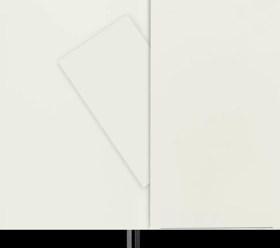 Cuaderno Negro Rayas tapa blanda Classic Moleskine 13x21cm