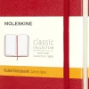 Cuaderno Rojo Clásico Tapa Dura Rayas 9x14cm Moleskine