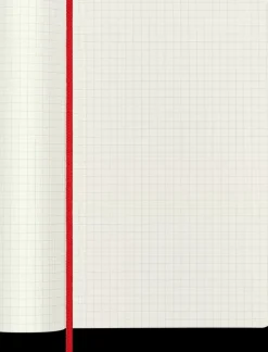 Cuaderno Rojo Cuadriculado tapa blanda Moleskine 13x21cm