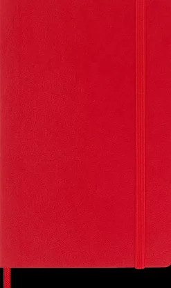 Cuaderno Rojo escarlata Clásico Tapa Blanda Rayas 9x14cm Moleskine