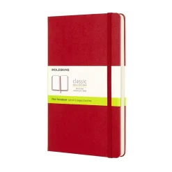 Cuaderno Rojo Escarlata Clásico Tapa Dura Lisa 13x21cm Moleskine