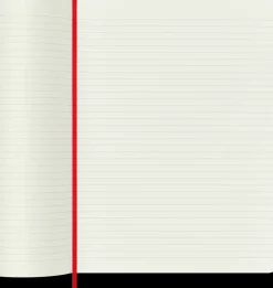 Cuaderno Rojo escarlata Clásico Tapa Blanda Rayas 19x25cm Moleskine