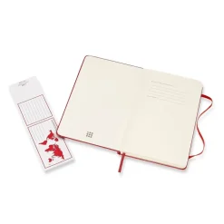 Cuaderno rojo escarlata tapa dura lisa Classic Moleskine 11x17cm