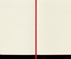 Cuaderno Rojo Rayas tapa dura Moleskine 11,5x18cm