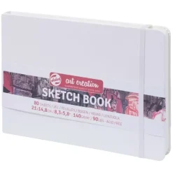 Cuaderno Sketch Book Blanco 140 g/m² Art Creation 21x14,8cm