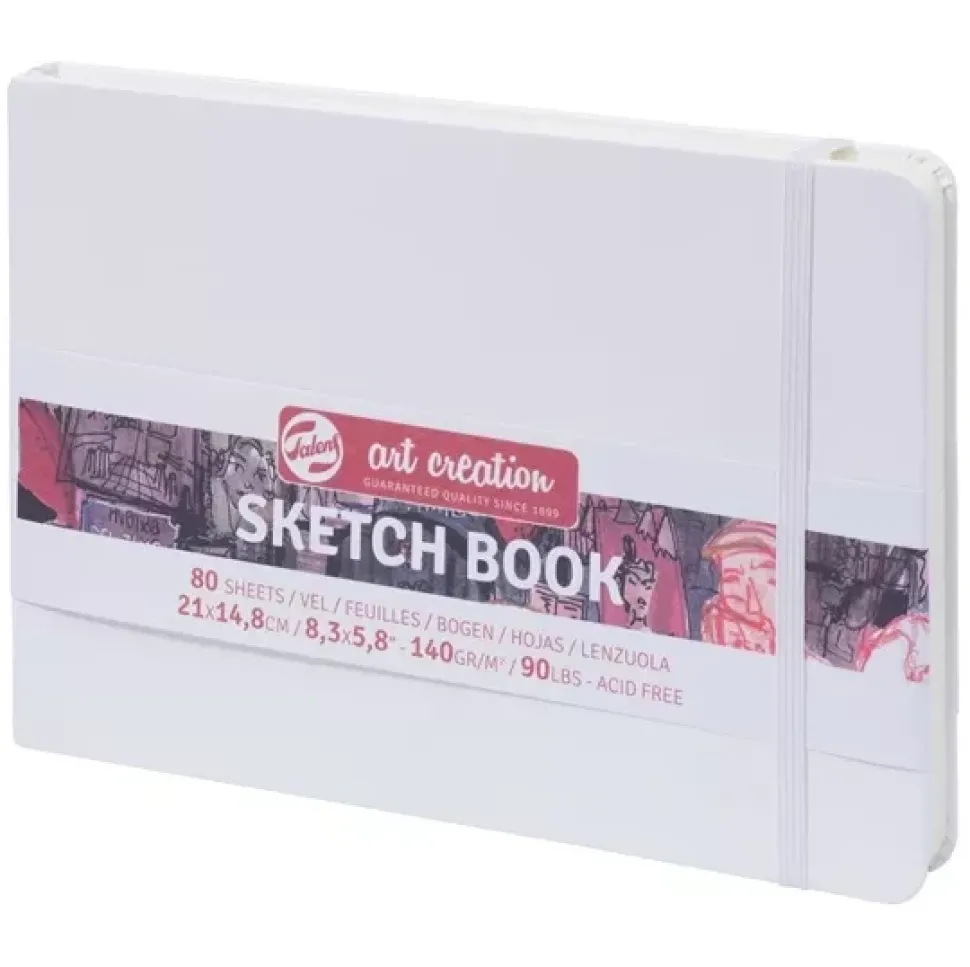 Cuaderno Sketch Book Blanco 140 g/m² Art Creation 21x14,8cm