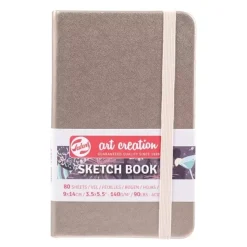 Cuaderno Sketch Book Champán Rosa 140 g/m² Art Creation 9x14cm