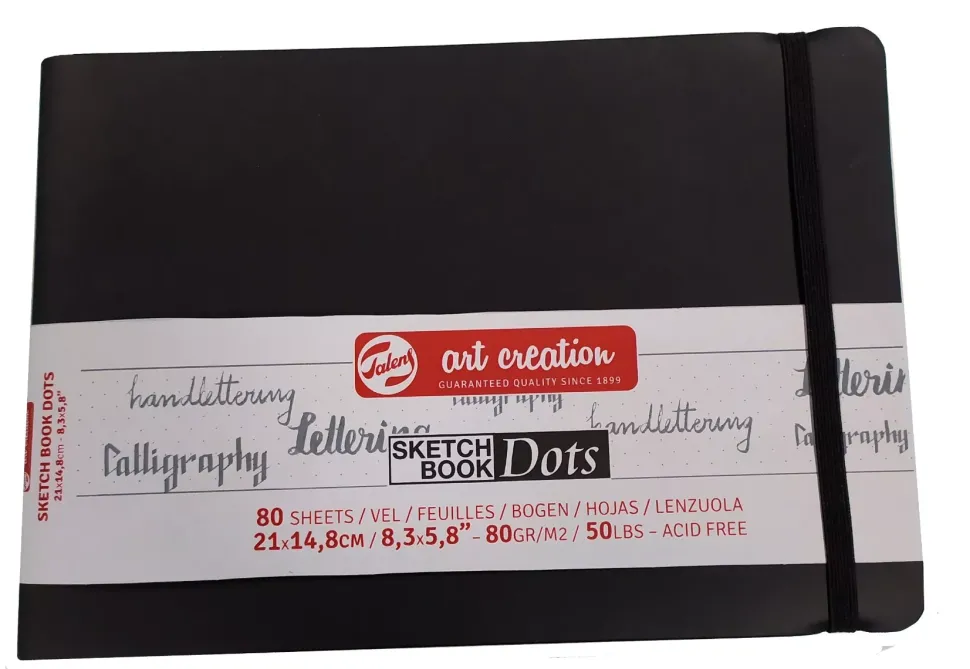 Cuaderno Sketch Book Dots 80 g/m² Art Creation 21x14,8cm