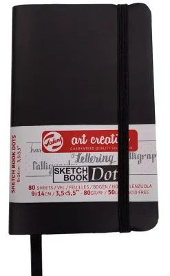 Cuaderno Sketch Book Dots 80 g/m² Art Creation 9x14cm
