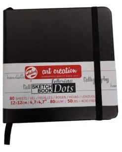 Cuaderno Sketch Book Dots 80g/m² Art Creation 12x12cm