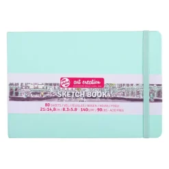 Cuaderno Sketch Book Menta Fresca 140 g/m² Art Creation 21x14,8cm